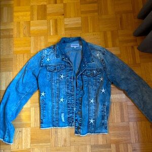 Jean jacket with stars